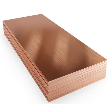 T2 4X8 Copper Plate Sheets Pure Copper 99.99% 3mm 5mm Thickness ASTM Standard Ts MPa 22-25