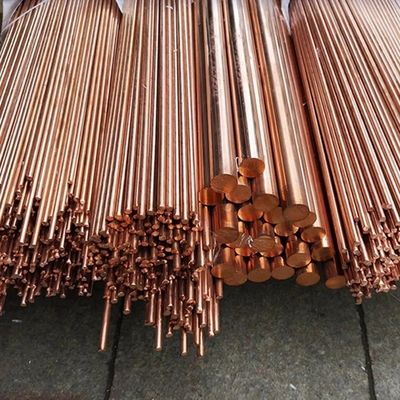 ASTM Standard Red Copper C52400 Round Bar Per Kg Diameter 10mm Round Copper Bar